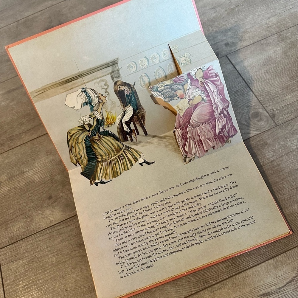 Vintage “My Pop-Up Book of Cinderella” by Johnstone